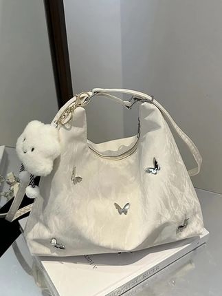 大容量托特包蝴蝶冰川纹时尚百搭双肩单肩斜挎包#大容量托特包 #单肩包 #百搭包包 #时尚百搭通勤包#好物推荐