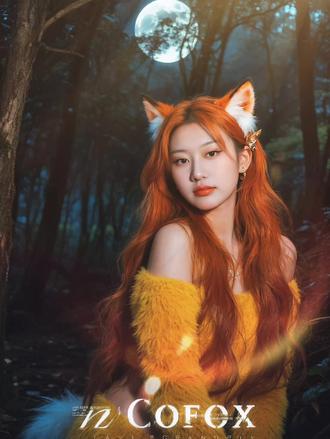 #AI狐灵森系照 #随变ai随便玩