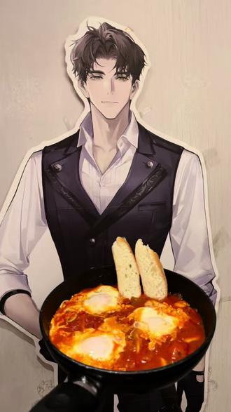 5分钟搞定的懒人北非蛋,零失败还巨香,灵魂全靠这个宝藏番茄罐头~#来自欧洲的红金