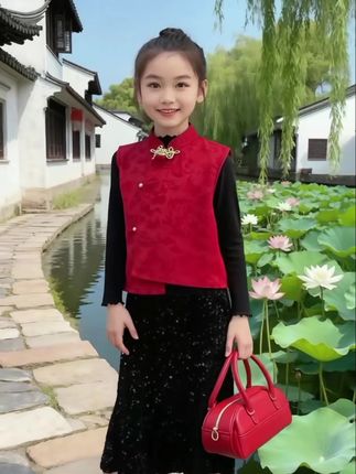 母爱,是一场不声不响的告别练习。 我在原地等你,也在原地目送你。 时间悄悄铺出一条分岔的小径, 你朝着远方启程, 我把每个当下都拥入怀中, 趁你还愿意停留。#优雅气质 #国风古韵 #秀出新国风 #童装汉服 #每日更新