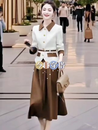 #微胖穿搭 #衬衫穿搭 #显瘦穿搭 #早秋穿搭#小香风套装