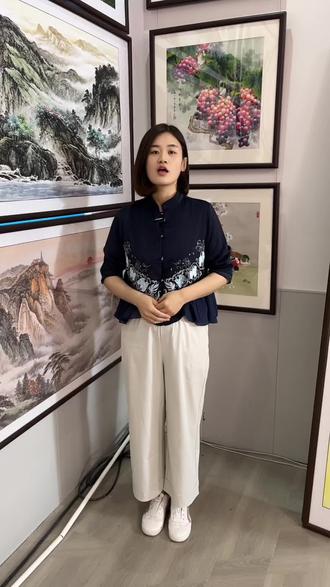 五岳之首-泰山#泰山日出#东墙挂画#靠山图