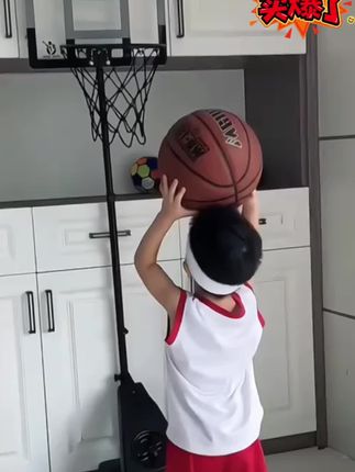 篮球架户外家用移动可升降篮球框青少年室内儿童幼儿园训练投篮圈 篮球架户外家用移动可升降篮球框青少年室内儿童幼儿园训练投篮圈儿童篮球架 户外篮球架。移动篮球架 儿童玩具 儿童礼物 在家打篮球