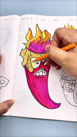 没有哪个喜欢植物大战僵尸的小朋友,会不喜欢这套#植物大战僵尸2 #描摹图画本 吧!在家也能学画画