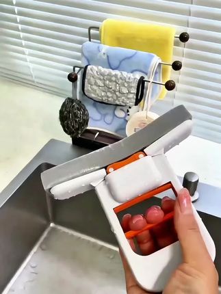 折叠迷你小拖把免手洗桌面懒人海绵拖把家用新款吸水除污渍拖布#厨房好物 #生活好帮手 #实用好物 #居家好物