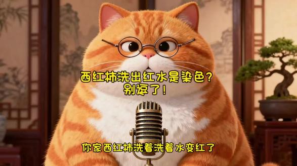 西红柿一洗就掉色,真不是科技与狠活!那是番茄红素在泡澡,纯天然自流红。#科普 #生活冷知识 #厨房小常识 #番茄红素 #西红柿洗了掉色是因为染色吗