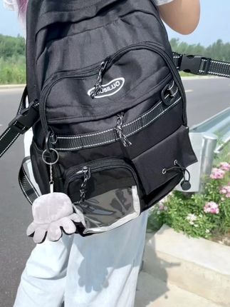 书包女生小学生男生初中生多兜可放吧唧背包ins风高中痛包双肩包 #书包 #书包推荐 #书包里面装的啥 #小学生书包 #初中生书包