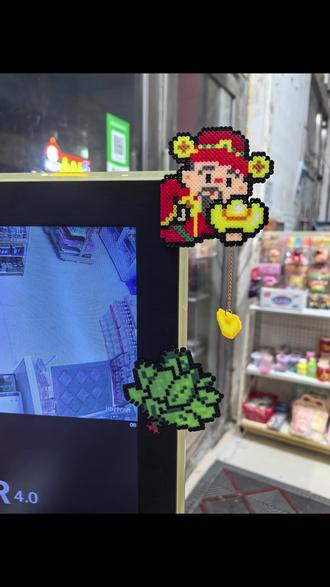 马年招财拼豆#招财拼豆挂件。