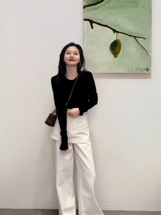 #套装显瘦穿搭 #小个子穿搭 #韩系穿搭 #今日穿搭look #摆脱路人感穿搭