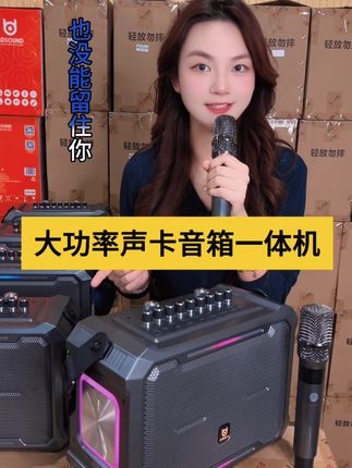 贝德全新升级雷霆旗舰版 户外大音量 自带修音 弹唱一体 50种混响模式调节#专业音响 #唱歌设备 #k歌音响 #家庭ktv #直播设备 源头工厂直发