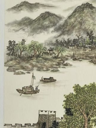 前些天,章贡文旅局长与央视主持人月亮姐姐一起欣赏的这幅画---画家蒋洪亮老师原创《虔州八景图》#央视主持人月亮姐姐 #月亮姐姐 #章贡文旅 #赣州文旅 #中国美协会员蒋洪亮