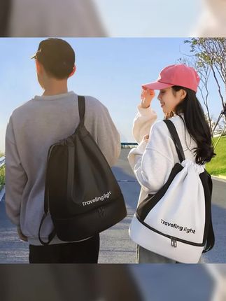 干湿分离旅行包时尚户外休闲包束口训练包简约便携游泳包双肩背包 #干湿分离背包 #运动背包 #背包 #干湿分离 #包包种草