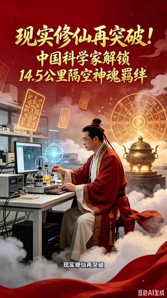 现实修仙再突破!中国科学家解锁14.5公里隔空神魂羁绊 #量子纠缠 #科技