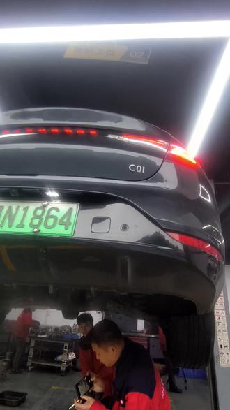 零跑C01电机差速器打坏更换#差速器异响 #零跑c01