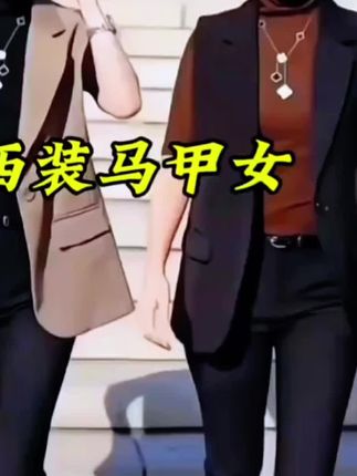 西装马甲女2025春秋新款韩版潮流时尚背心外穿小个子马夹西服外套