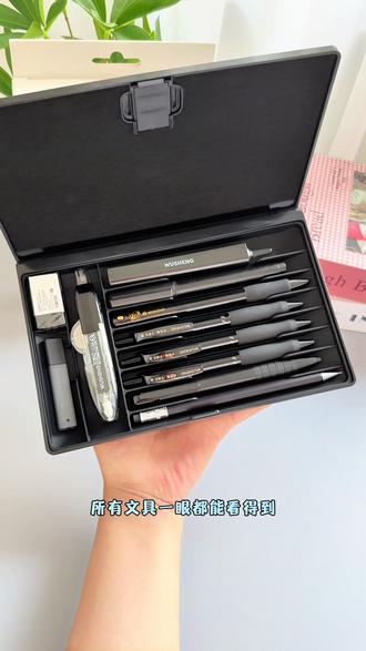 不愧是班里学霸用的笔盒,极简设计,一眼拿到需要的笔,效率拉满 #文具 #文具安利 #学霸秘籍 #学霸笔盒 #学生必备好物