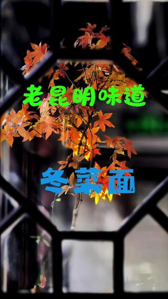 冬菜面
上海面馆是多少老昆明人心中的白月光,97年拆迁后,冬菜面又成了多少老昆明人心中的朱砂痣。
#滇味 #上海面馆 #老昆明记忆 #延安医院 #冬菜面