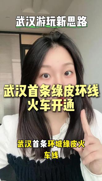 武汉首条环城火车线开通!武汉旅游新思路#武汉环城绿皮火车线 #武汉旅游 #火车优惠券 #酒店优惠券 #旅游省钱攻略