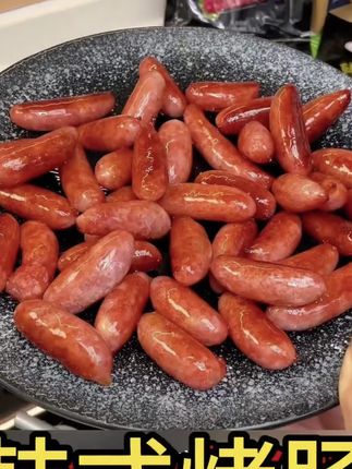 (推荐)韩式风干肠韩式风味肠200g*3袋专用家庭必备半成品烧烤食材#香肠#风干肠 #烤肠