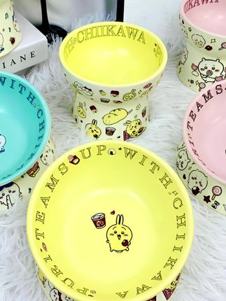 吉伊卡哇宠物碗猫猫碗狗狗碗猫粮碗猫咪碗猫粮盆猫食碗猫水碗#好物🔥 #种草 #猫碗 #狗碗 #萌宠好物