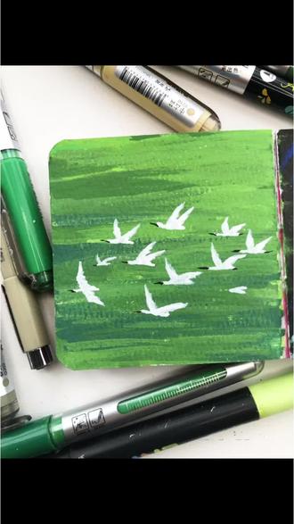 《白鹭归林》用丙烯马克笔,把春天的绿意和白鹭的灵动,一笔一笔画在纸上。
简单又治愈,你也来试试吧~
笔:掌握80色
纸尺寸:8✖️8
#绘画教程 #丙烯马克笔 #治愈系画画#创作者扶持计划 #创作者激励计划