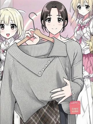 她池2025秋装新款女装设计感翻领长袖套头短款针织衫T53X3936Z#今日穿搭 #初秋穿搭 #入秋穿搭 #穿出自己的风格