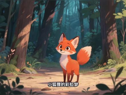 小狐狸的彩虹梦#儿童绘本