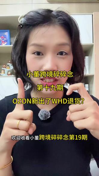 小董跨境碎碎念第十九期ozon的WHD二次销售 #跨境电商#跨境#ozon #干货分享#创业