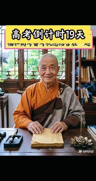 慧远每日祈福,愿学子皆金榜题名旗开得胜,#高考倒计时 #五台山祈福学业 #高考 #金榜题名旗开得胜