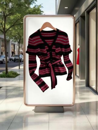 #经典穿搭 #减龄显瘦气质穿搭#谁穿谁好看 #秋冬穿搭新鲜感在线#爆款热卖中新衣服可以治愈各种不开心 2025秋季新款洋气设计感小众超好看撞色条纹披肩假两件针织衫女装