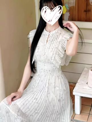 现货 陈都灵同款小飞袖碎花百褶连衣裙女秋高腰a字裙休闲长裙#甜美风穿搭 #气质仙女裙穿搭 #夏季穿搭 #温柔风穿搭 #约会穿搭