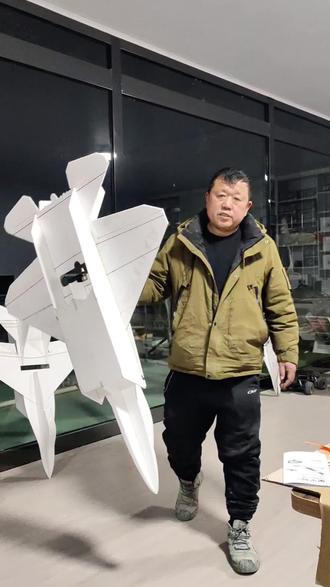 想要图纸视频最后截图,评论区也有!手把手教你做飞机#模型飞机 #模型制作# 歼35