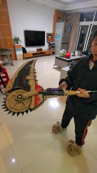 死神镰刀😄加班加点,初步完成,接下来准备涂色