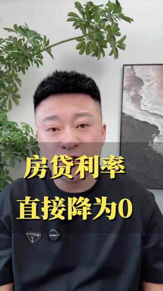 房贷利率降为0 房贷利率降为0#房贷利率#真实生活分享计划 #房贷利率下调 #银行 #老百姓关心的话题