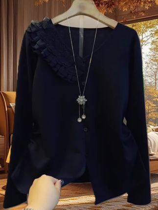 #高级感穿搭 #大码女装 #春秋穿搭 #优雅气质 #减龄显瘦穿搭