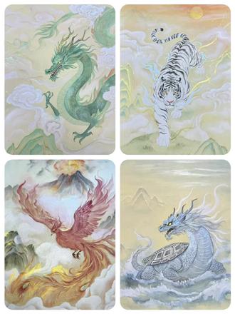 四方神兽,护我华夏! #非遗贺新春 #抖音非遗联欢会#青年创作者成长计划 #百young非遗计划 #四大神兽