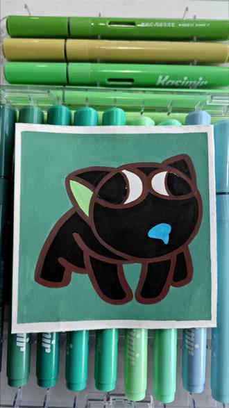 罗小黑阴暗爬行🤓👾👾👾#创作者中心 #创作灵感 #一般人不告诉他 #罗小黑战记 #绘画