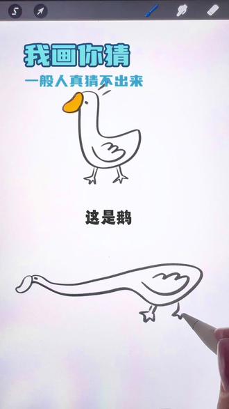 快来猜鸭!!#有用内容创作计划 #鸭子简笔画 #你画我猜 #简笔画 #画画