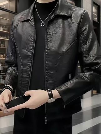 #品质男装 #外套穿搭 #皮衣 #男装 #男士外套