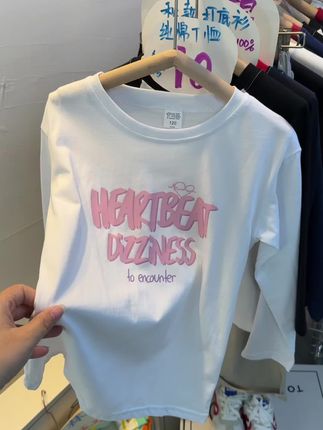女童纯棉T恤打底衫#童装#女童#女童纯棉t恤