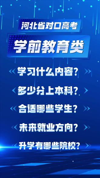 河北省对口高考学前教育类 中专生也能上本科!#河北省对口高考 #考不上高中上什么学校最合适 #中考吕老师#知识科普