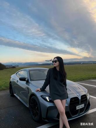 18岁不靠父母全靠豆包拿下宝马M4 #宝马m4 #手机壁纸 图片ai生成的#豆包p图车和人 #豆包p图与车合照指令 #豆包ai