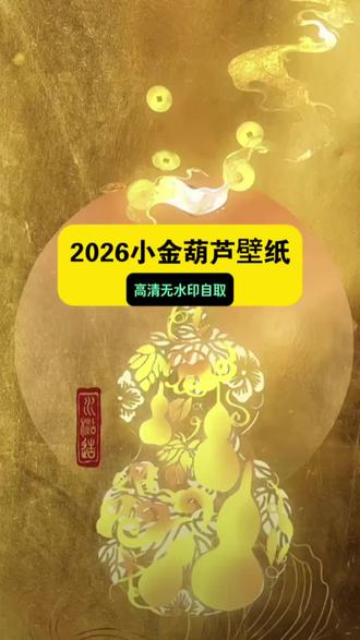 2026小金葫芦壁纸 2026小金葫芦壁纸高清下载 2026小金葫芦壁纸 2026最旺自己的壁纸 小金葫芦壁纸 葫芦手机壁纸 2026葫芦手机壁纸 #2026小金葫芦壁纸 #剪映 #小金葫芦壁纸 #2026玄学壁纸 #2026小金葫芦壁纸图片