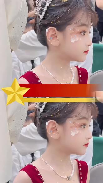 3秒搞定六一舞台妆!快给家里宝贝安排上吧!#六一儿童节 #宝妈推荐 #舞台表演 #儿童节妆容 #妆容脸贴