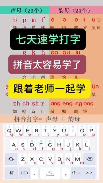 拼音字母表,手机电脑打字学习