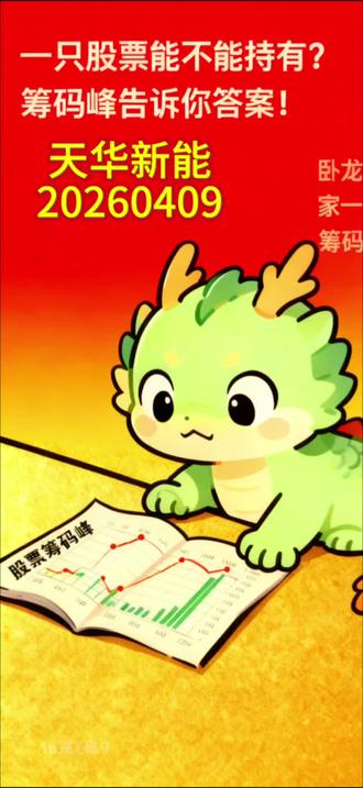 天华新能业绩暴增300倍,是馅饼还是陷阱? 天花新能的财报公布了,一季度业绩暴增300倍,会带领股价起飞吗?筹码峰给你答案#股票 #股市 #股民 #证券