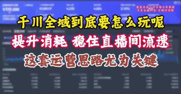 千川全域要怎么去玩呢?快速提升账号的模型!#巨量千川#起号投流#全域投放#电商带货#主播培训