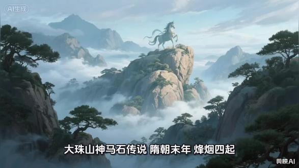 大珠山神马石传说#爬山推荐 #传说故事视频