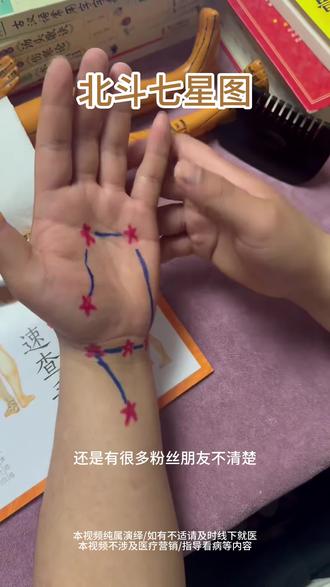 哪里不好按哪里,北斗七星图#手部穴位 #手部穴位按摩 #中医养生 @DOU+小助手
