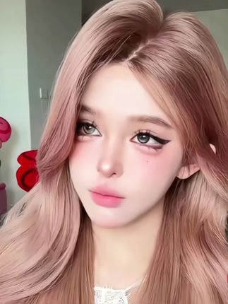 卡布奇诺玫瑰#假发 戴上你就是温柔气质大美女!#美出高级感 #发型 #换个发型换个人 #修饰脸型